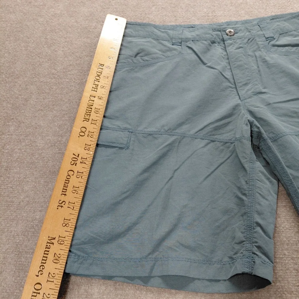 The North Face Mens 38 (Fits 36) Dusty Blue Hiking Cargo Shorts Nylon Blend 9.5